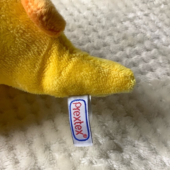 Prextex Yellow Orange Plush Dinosaur GDL7005 Stuffed Animal Toy - Picture 6 of 14